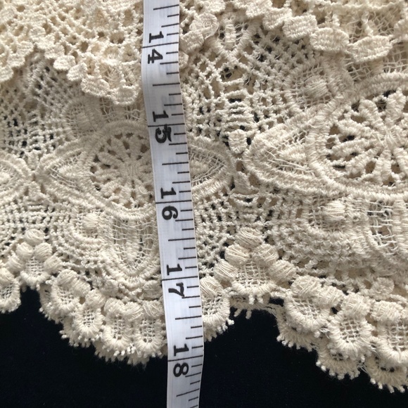 Staring At Stars Urban Outfitters Off-White Crochet Mini Skirt XS - Picture 6 of 7